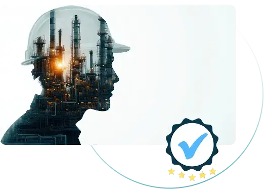 Illustration of operational skills certification for oil and gas drilling professions