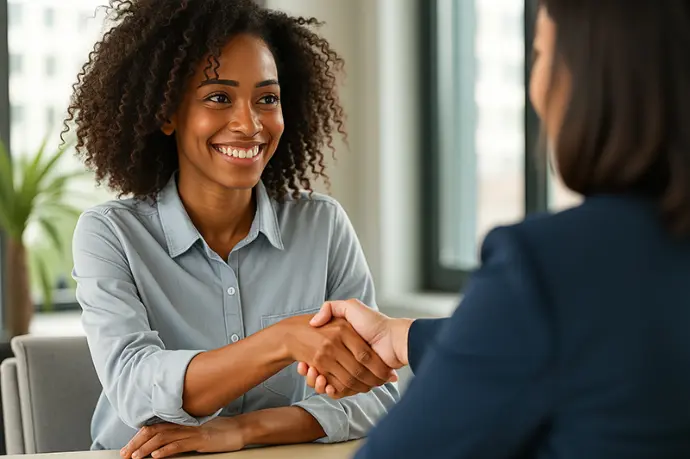 Recruitment interview between a company and a prospective apprentice